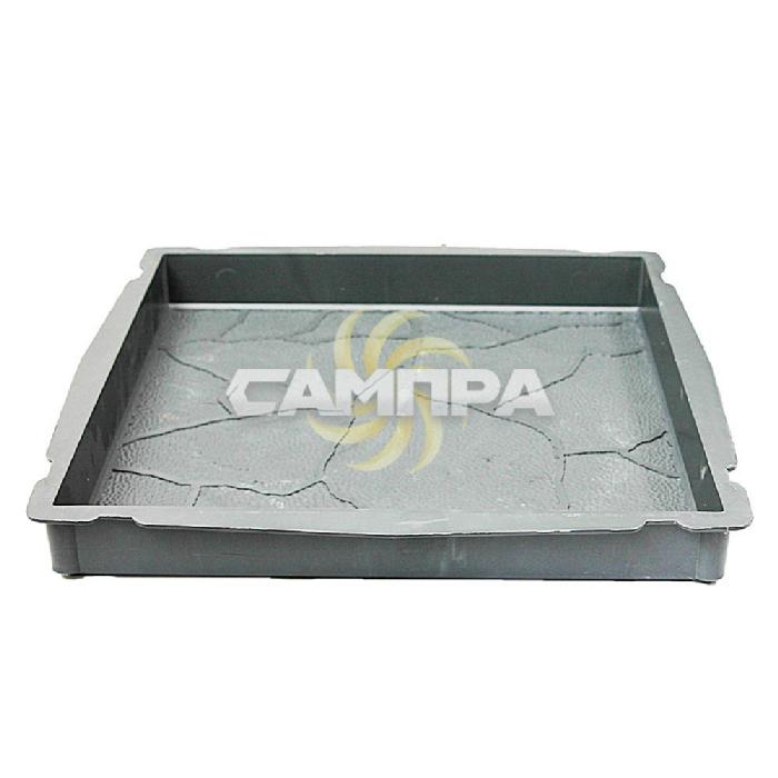 Форма для тротуарной плитки 72/9 Квадрат ромашка 40,0х40,0х5,0 см фото 2