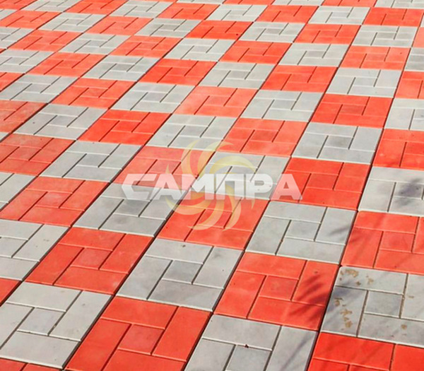 Форма С2 Квадрат Калифорния 30х30х3 см фото 5