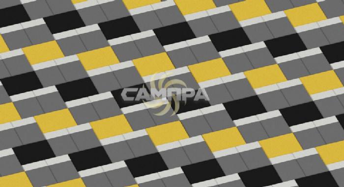 Форма для плитки 30х30х4,5 шагрень фото 6